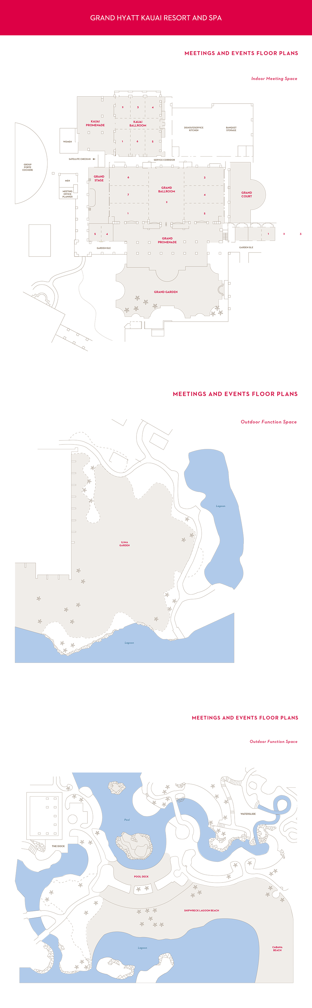 Grand Hyatt Kauai Resort Map